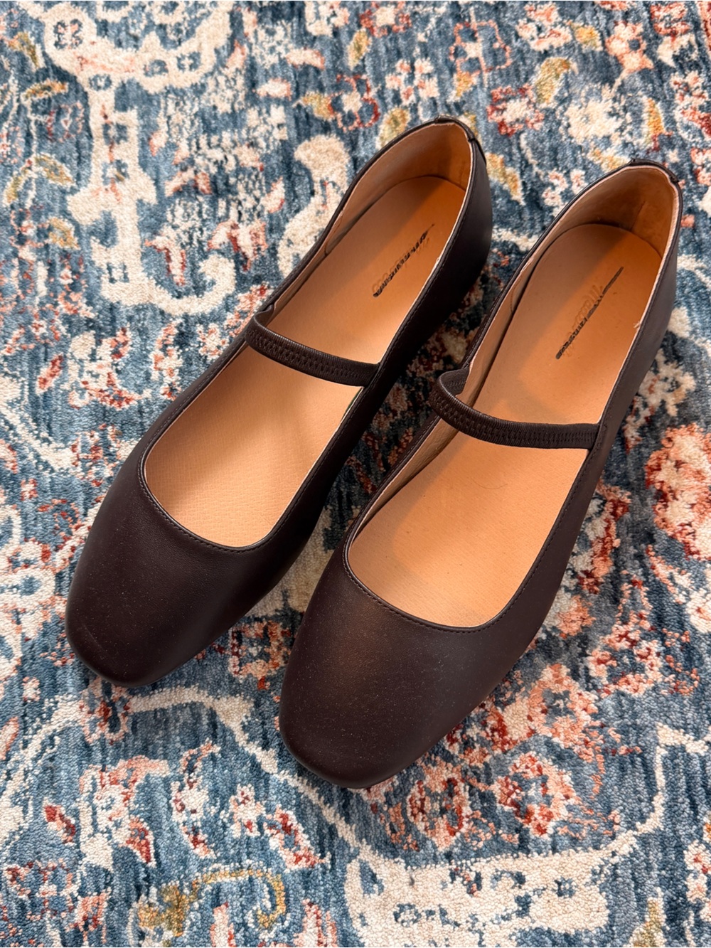 Madewell Brown Mary Jane Flats